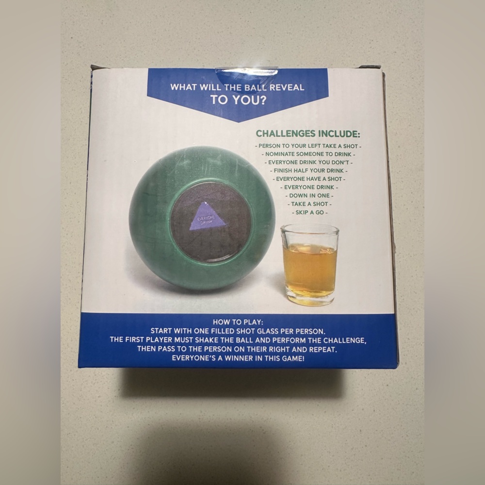 NIB Big Shot Drinking Game with Glasses - Picture 6 of 6